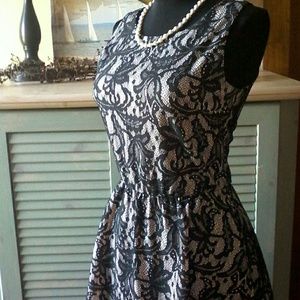 Beautiful black and white dress